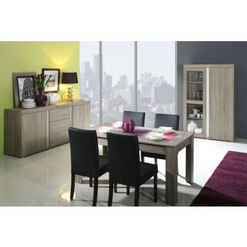 Tavolo Alvarez 180x76x90cm rovere sbiancato