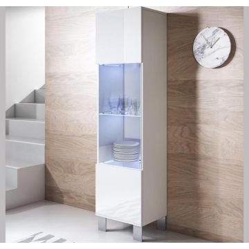 vitrina-v6-40x165cc-patas-aluminio-blanco