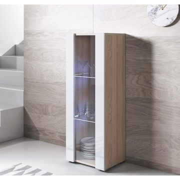 vitrine-luke-v2-40x126-pieds-sonoma-blanc